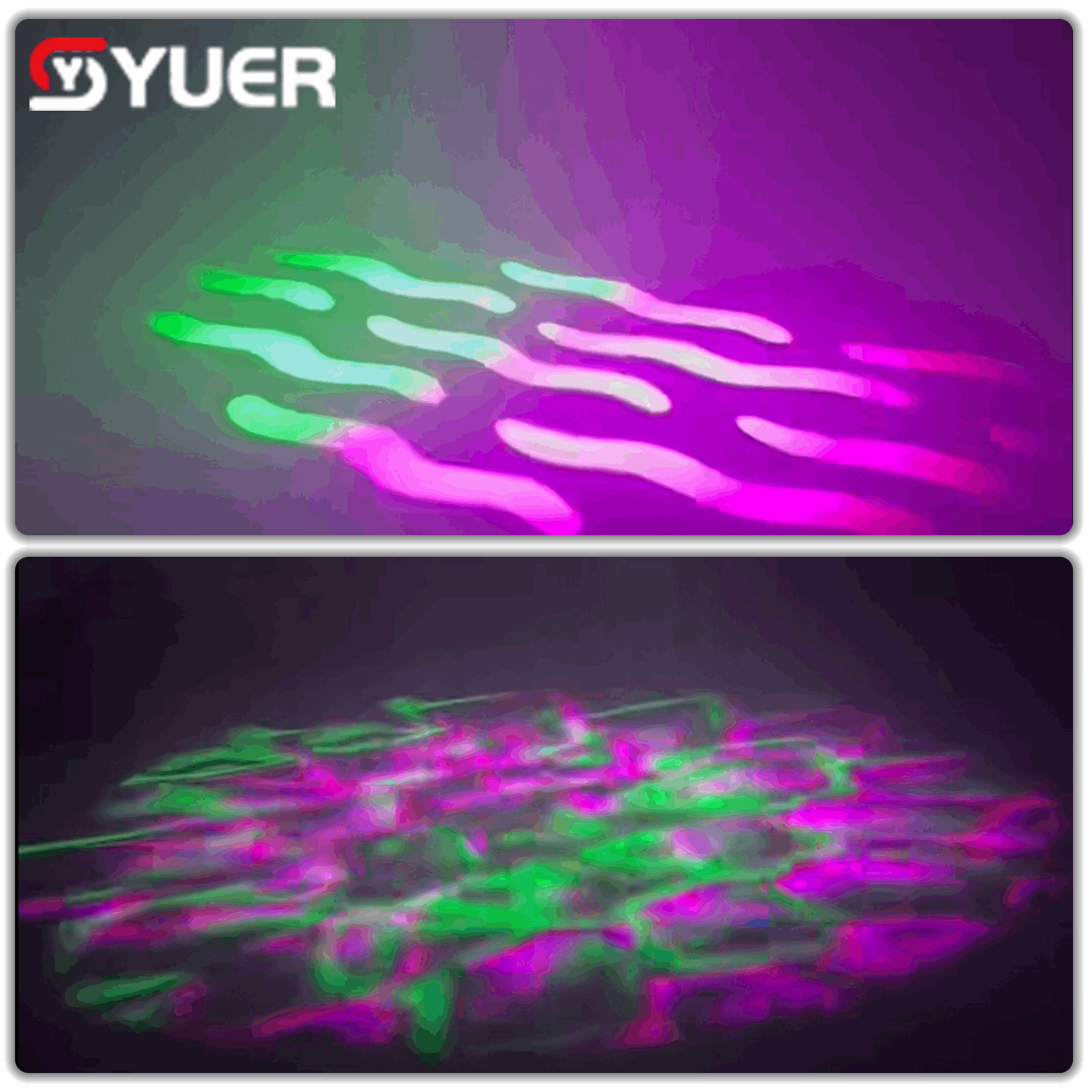YUER™ 300W LED Beam Spot Wash 3in1 Moving Head Light Frost Zoom Rainbow Effect Gobo Light DMX512 For DJ Disco Party Bar Club Stage Lighting