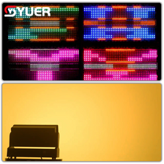YUER™ 60+100 Segment RGB Warm/Cold White Moving Head Strobe Light Horse Racing Flash Effect DMX512 Control For DJ Disco Party Bar Club Wedding Stage Effect Lighting