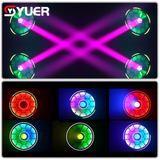 YUER™ 200W RGBW Beam + 36X0.5W RGB Wash Retro Backlight With RGB Ring Wash Effect Stage Lighting DMX512 For DJ Disco Club Wedding Party Bar