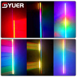 YUER™️36X4W RGBW 4IN1 + 256X0.5W RGB 3IN1 +96X0.5W White LED Vertical Beam Strobe Wash Effect Light DMX512 For Clubs Bar Wedding Decorations