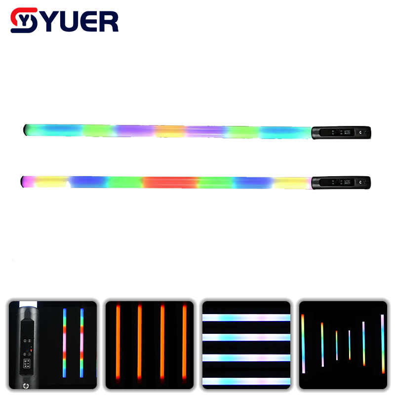 YUER™ IP65 Waterproof 28W Pixel Tube Wireless DMX512 APP Remote Control For DJ Disco Party Bar Club Wedding Stage Lighting