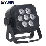 YUER™ LED Par Light 7x3W RGB 3IN1 LED DJ Wash Disco Light DMX512 Effect for Small Party Bar Stage Lighting