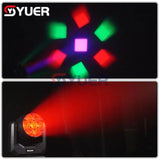 YUER™️ 7x40W Beam Stage Moving Head light Electronic Zoom LED RGBW  Wedding Party Bee Eye Effect DMX Music Control Dj Disco RDM Bar Lamp