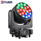 YUER™ 19X40W Bee Eye Zoom RGBW 4 in 1 Moving Head Light DMX512  Beam Strobe Effect DJ Disco Stage Wedding Party Bar