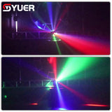 YUER™️ Festival DJ Disco Ball Lights LED beam laser strobe 3in1 moving head football light DMX Nightclub party show stage lighting