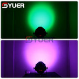 YUER™️ 18PCS LED Zoom Par Light  Indoor Aluminum Par Lights 18X18W RGBWA-UV 6IN1 Quad Color LED Zoom Par Lights 25 Degree Beam Angle