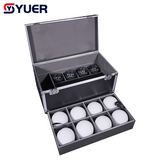 YUER™️ Battery Wireless Waterproof 6X15W RGBWA-UV 6IN1 LED Par Light With Swedish wireless mode APP Control 2.4G Wireless DMX512 For DJ Disco Stage Indoor Bar