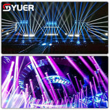 YUER™️ LED Par COB 200W White Light/Warm White/True White+Warm White/RGBW 4in1 Light DMX512 LED Lamp Stage Lighting Concert Productions With Barn Doors