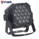 YUER™️ New 19x3W Professional Disco Light DMX512 Voice Control RGBW LED Rotating Par Light Ktv Bar Party DJ Stage Light Effect Projector