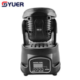 YUER™️ Mini 40W LED RGBW 4IN1 Beam Moving Head Light With Dual Ring Strobe Stage Lights DMX512 Dj Disco Party Wedding Bar Stage Effects