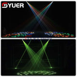 YUER™️ NEW 100W mini beam movind head lights RGBW 4in1 super bright LED DJ Spot Light dmx control disco dj LED moving head lights