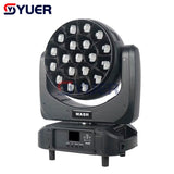 YUER™️ 19X20W Big Bee Eye Zoom RGBW Moving Head Light DMX512 RDM 21/23/35/78/92/97/99CH Beam+Wash  DJ Disco Bar Music Stage Effect Equipment