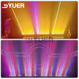 YUER™️ Swinging 8 Eye Red Laser Rainband LED Full Color Beam Light DMX DJ Disco Laser Moving Head Light  Bar Party Show Laser