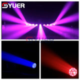 YUER™️ Professional 12x40W LED RGBW 4in1 Zoom Wash LED Moving Head Light Beam Effect Light For DJ Bar Stage KTV Nightclub