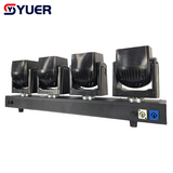 YUER™ 4x80W LED RGBW 4IN1 Moving Head  Beam Light  With Ring Infinite Rotation Wash DMX512 stage Effect For DJ Disco Wedding party Club