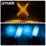 YUER™️ 400W LED Moving Head Light Atomization Zoom Strobe Pattern Effect For DJ Disco Stage Wedding Party Lighting Show Bar Party Club