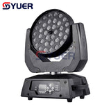 YUER™️ NEW 450W 36X12W RGBW 4IN1 Focusing Moving Head Light Stage Lighting Effect DMX Control For DJ Disco Nightclub KTV Bar Theater