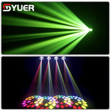 YUER™️ 200W LED Moving Head Light Beam+Spot+Aperture+ 8+16Prisms DMX Control Stage Light Effect Light Disco Dj Bar