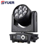 YUER™️ 7x40W RGBW 4IN1 LED Bee Eye Zoom Moving Head Light Dmx 512 23/35/51Ch Stage Lights CTO Dyeing Beam Zoom Effect Lighting