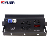 YUER™️Upgraded Version 2X100w COB Cool White+Warm White Audience Light With Ring Flash Effect PWM Strobe DMX512 Sound control For DJ Disco Party