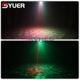 YUER™️ 13W LED Disco Light Music Stage Lights DJ RG Laser Magic Ball Lamp Sound Activated Projector Effect Light For Christmas Party