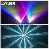 YUER™️ 30Kpps 10W Full Color RGB Laser Light DMX512 Animation Pattern Scan Effect Laser Projector For DJ Disco Wedding Music Party Bar