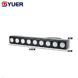 YUER™️ 9x12W LED RGBW 4IN1 DMX Wall Wash Lamp DJ Disco Party Stage Light Effect for Dance Bar Holiday Wedding Xmas Halloween Decorate