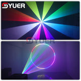 YUER™️ 10W Full Color Laser Light Beam Scanning Animation Pattern Effect Laser Projector For DJ Disco Stage Party Wedding Dance Floor