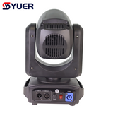 YUER™️ LED 200W Beam Moving Head Light With Ring 6+12 Prisms+Rainbow Effect Voice Control DMX512 For DJ Stage Bar Disco Strobe
