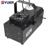 YUER™️ Wireless Remote Control 400W Disco Mini Smoke Fog Machine For DJ Disco Party Holiday Wedding Christmas With RGB LED Light