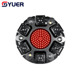 YUER™ 6x500mw R Laser 91 magic Strobe Battle Shadow Six Arm Laser Moving Head Effect Light With Iridescent Light Strips White/Gold Strobe RG Laser Wash Effect DMX512 Sound Control For DJ Disco Bar KTV