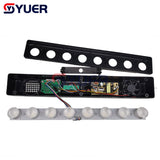 YUER™️ 8X4W RGBW LED Dyeing Light Wall Washer Light DMX512 7CH For DJ Disco Stage Wedding Music Party Bar Indoor Dance Floor Nightclub