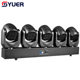 YUER™️5X60W RGBW Point Control Moving Head Light Beam Horse Racing Effect RDM DMX512 For Stage Light Effect Light Disco Dj Music Party Bar