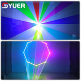 YUER™️ NEW Mold 12W RGB Laser Light With APP control ILDA DMX Animation Beam Scanner Stage Laser Projector Dj Disco Party Christmas Stage Effect Lights