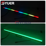 YUER™️ Outdoor waterproof IP65 LED 80X0.5W RGB Pixel strip Wall Washer Light With Controller DMX DJ DIco Bar Party Club Stage Lighting