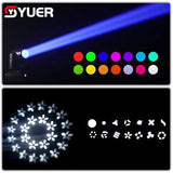 YUER™️ Mini 14R DJ Lights DMX512 Stage Lighting Beam 295W Moving Head Light For Wedding Nightclub Disco KTV Party Club Lamp