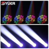 YUER™️ MINI LED Moving Head Light 150W Beam+Spot+Rainbow Effect+Aperture+18 Prisms Dj Dmx Stage Light Effect Light Disco Dj Bar