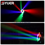 YUER™️ New 6x40W Pixels Control RGBW 4in1 LED Bee Eye Moving Head Wash Light Zoom Dmx Dj Disco Theatre Stage Party Effect Lights