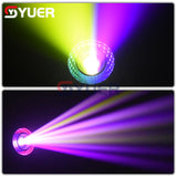 YUER™️ NEW 200W LED Moving Head Lighting Stage Effect With Aperture For DJ Disco Wedding Party DMX512 Auto Sound Modes Beam Spot