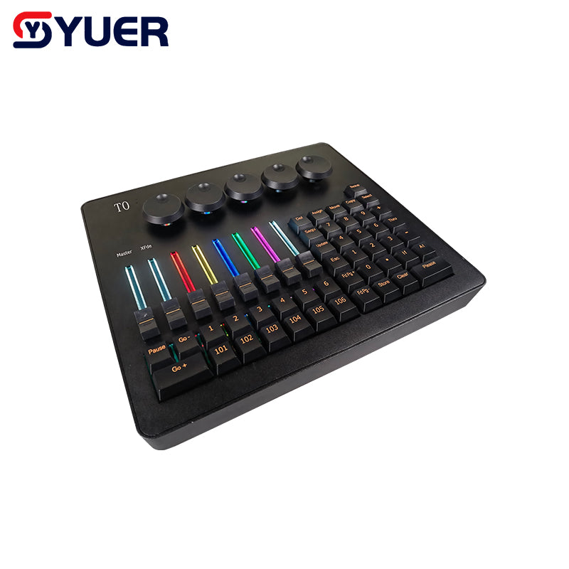 YUER™️ Backlit Fader T0 Console DJ Stage Lighting DMX YUER™️ Backlit Fader T0 Console DJ Stage Lighting DMX