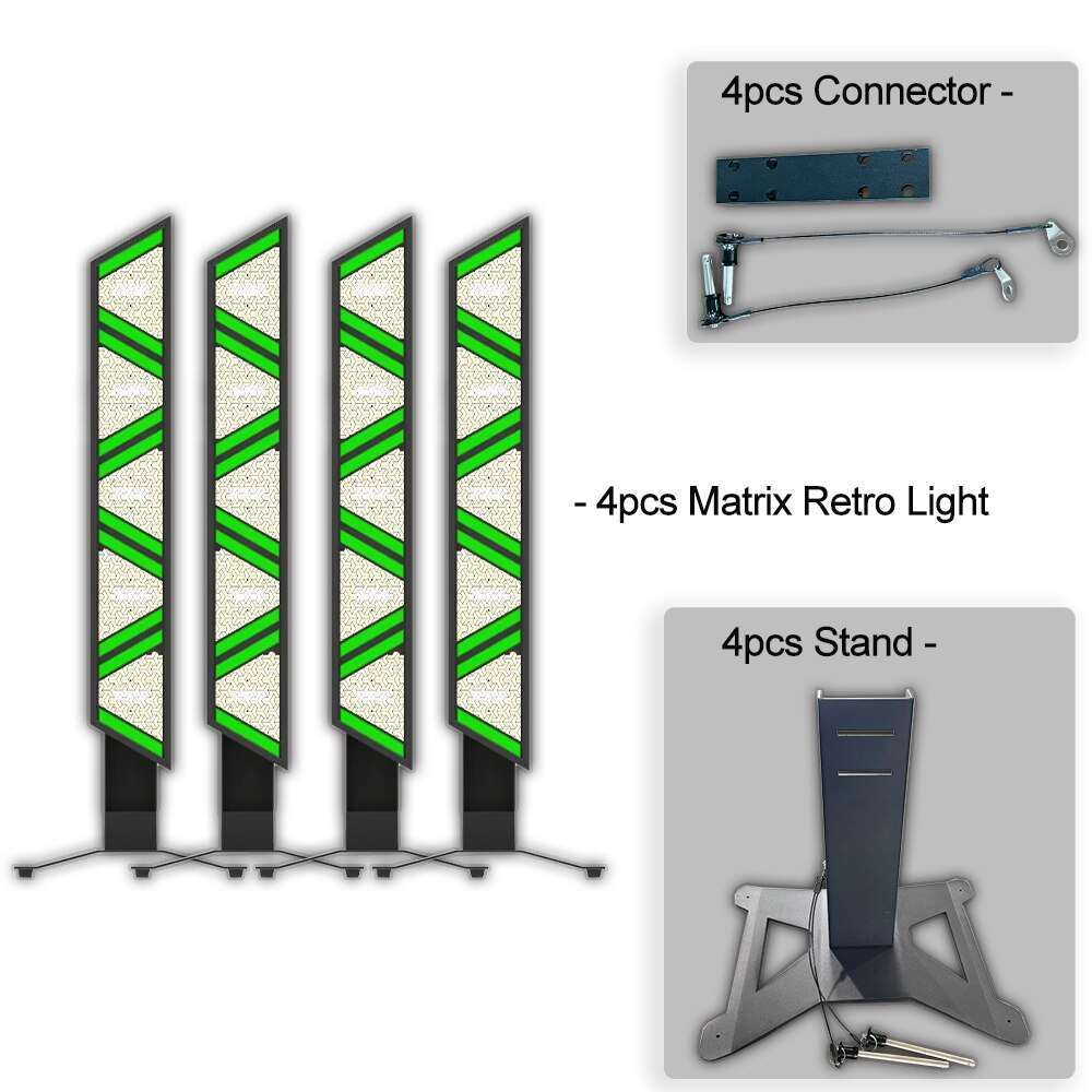 YUER™️ 5x60W Amber LED Retro Flash Light With Auxiliary Blacklight DMX512 DJ Sound Party Music Dance Club DJ Disco Stage Effect S-Tribe
