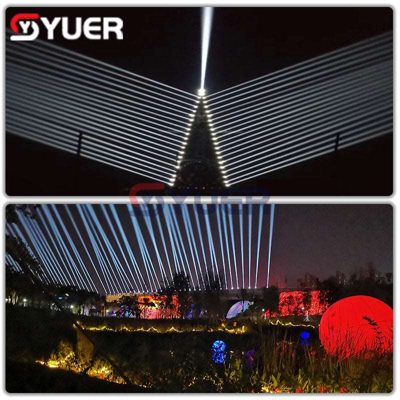 YUER™️ IP65 Waterproof 350W 0sram Beam Discoloration Pattern Moving Head Light For DJ Concert Stage Prom Showroom Music Festival