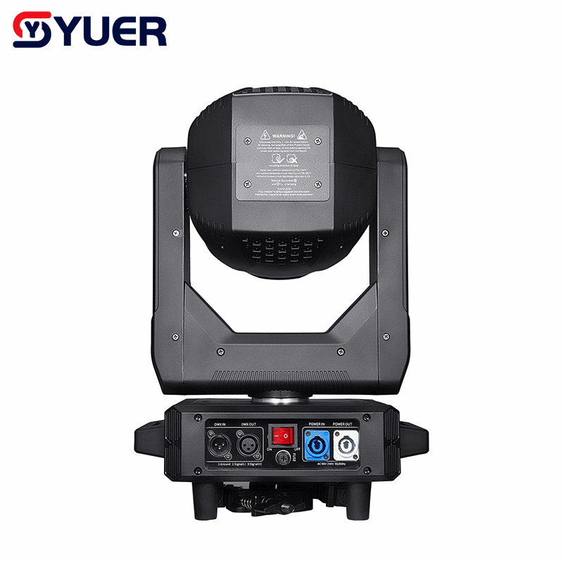 YUER™ 19R 380W Beam Spot Moving Head Light With Aperture 4 Prisms Frost Rainbow Focus Effect DMX512 For DJ Disco Party Bar Club Wedding Stage Effect Lighting