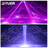 YUER™️ LED 6x10W Zoom Wash LED Moving Head Light RGBW 4in1 DMX Stage Light Effect Disco Stage Lighting Professionals Wedding