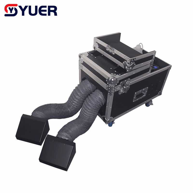 YUER™ New 5000W Double Head Water Mist Machine Fog machine Stage Special Effects Equipment DMX512 For DJ Disco Party Bar Club Wedding Stage Lighting