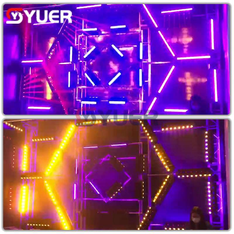 YUER™️ Laser Strobe Beam Effect 3in1Wireless Rotation Moving Head Light DMX512 29/45CH DJ Disco Stage Wedding Party Show Nightclub Bar