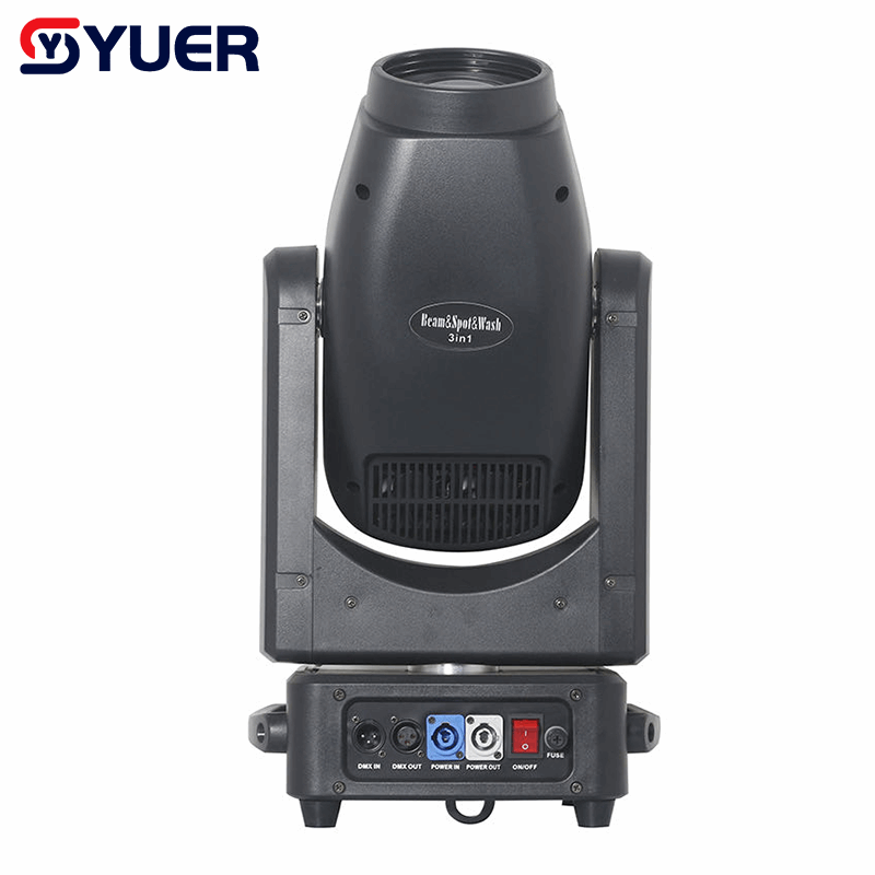 YUER™ 300W LED Beam Spot Wash 3in1 Moving Head Light Frost Zoom Rainbow Effect Gobo Light DMX512 For DJ Disco Party Bar Club Stage Lighting