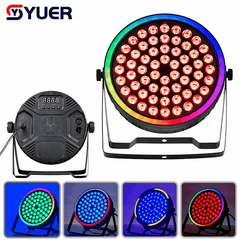 YUER™ 60x1.5W RGB LED Par Light with 36Pcs 5050 RGB Auxiliary Light Wash Effect DMX512 Remote Control For DJ Disco Party Bar Club Wedding Stage Lighting