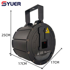 Projecteur laser d'animation RVB 3D YUER™️2W 3W 5W ILDA épissage RVB, lumière laser à balayage, effets de scène DMX512 pour DJ, discothèque, club, soirée