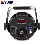 YUER™️ NEW 200W Sound Music Effect Stage Light 18x18W RGBWA+UV 6IN1 LED Flat Par Light  Disco Par Light Wedding Party Holiday Spotlight